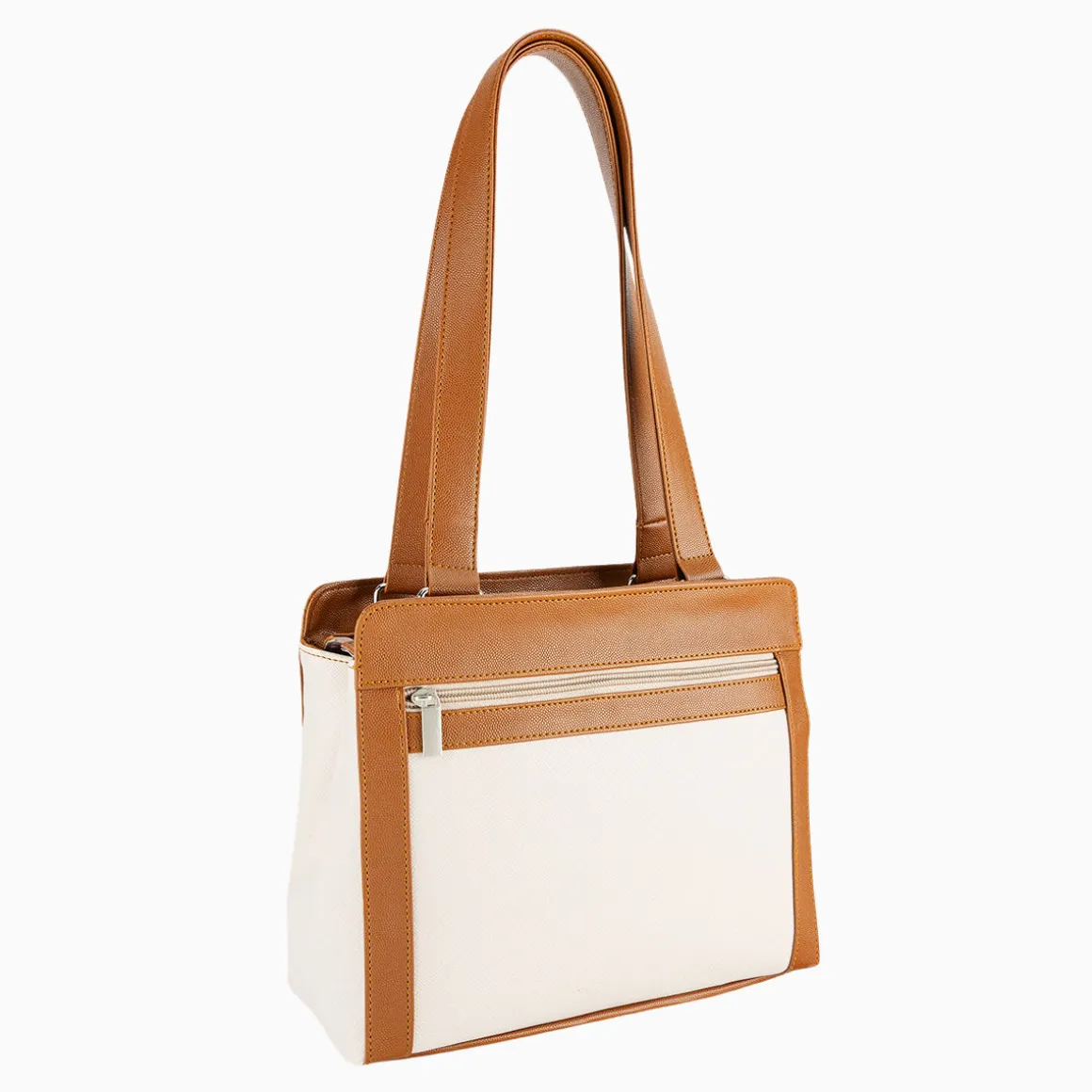 Bolsa Elegante Tipo Tote Con Cierre Para Mujer Roger 06648-06649