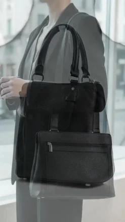 Bolsa Elegante Tipo Tote Con Cierre Para Mujer Roger 06648-06649
