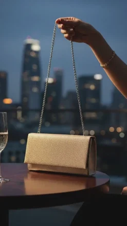 Bolsa Happy Shoes Para Mujer de Noche Clutch 08726