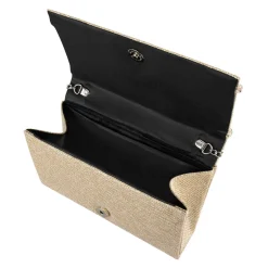 Bolsa Happy Shoes Para Mujer De Fiesta Dorada 08434