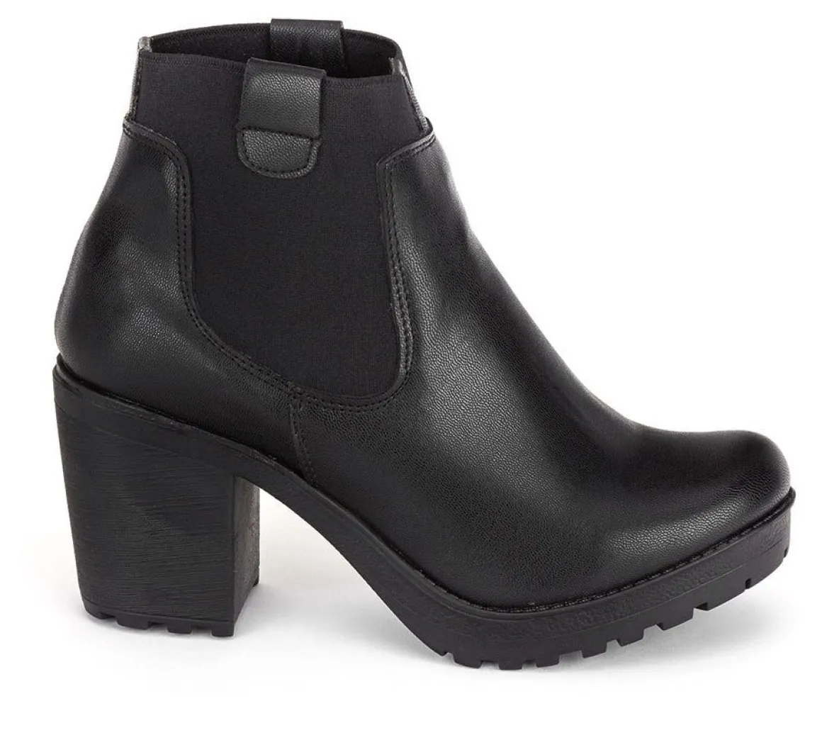 Bota Botin Moda Casual Ante Para Mujer Happy Shoes 00966