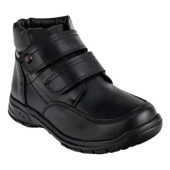 Bota Botín Escolar Bambino Para Niño Velcro Negro 05386