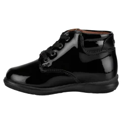 Bota Escolar Dogi Para Niño De Charol 08535
