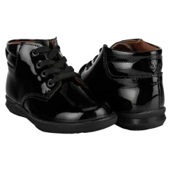 Bota Escolar Dogi Para Niño De Charol 08535