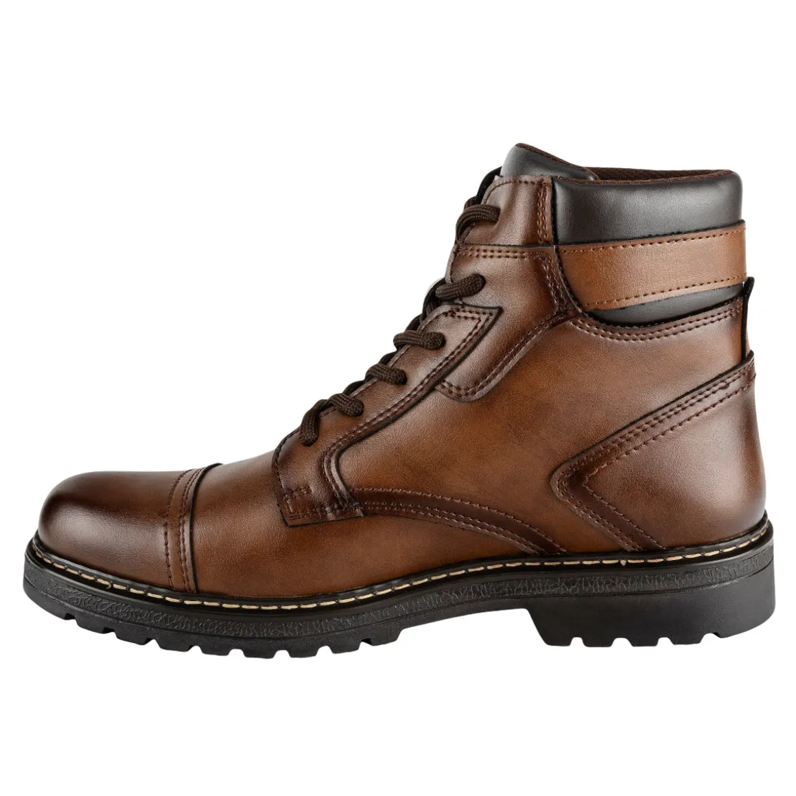 Bota Happy Shoes Para Hombre Chukka De Cuero 08452