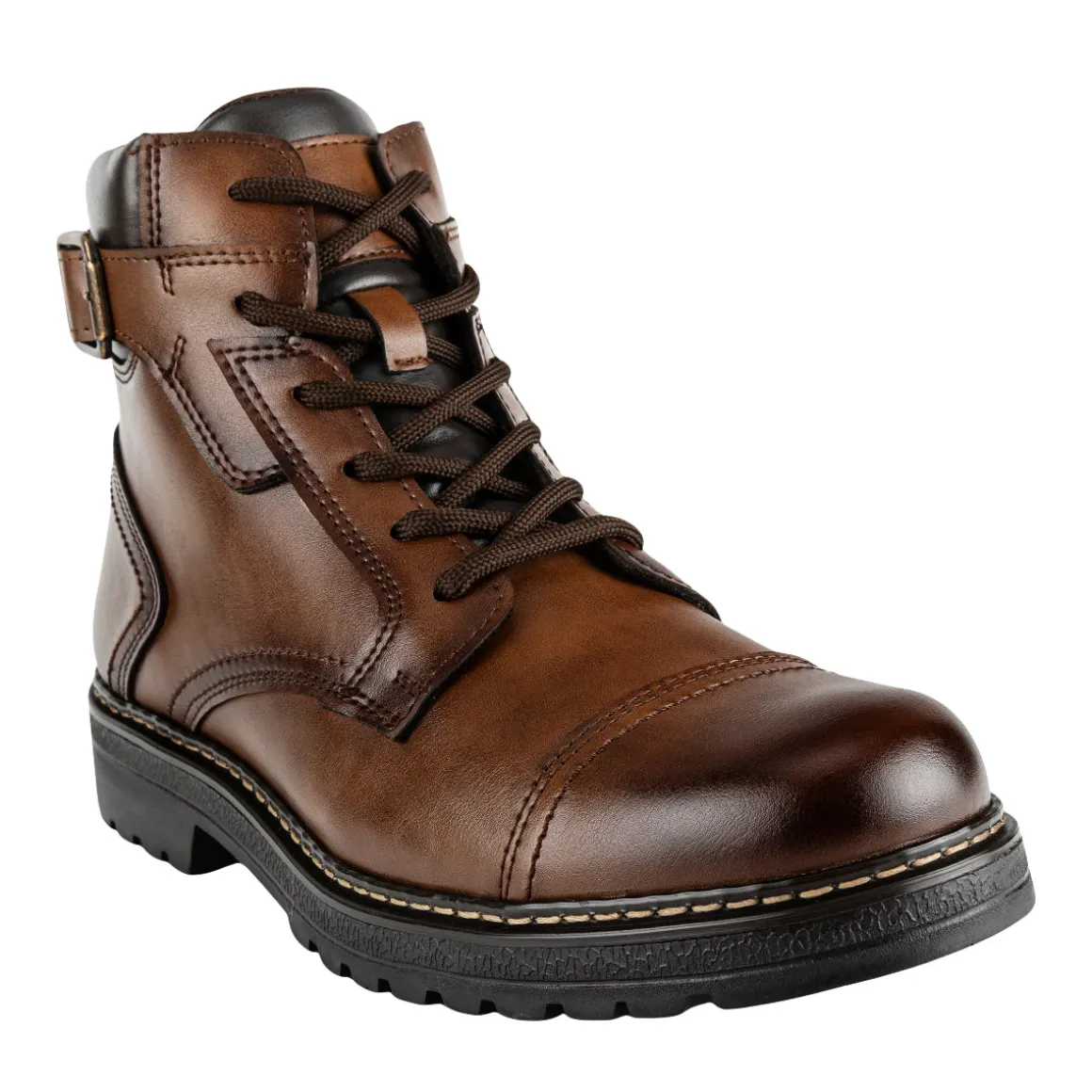 Bota Happy Shoes Para Hombre Chukka De Cuero 08452