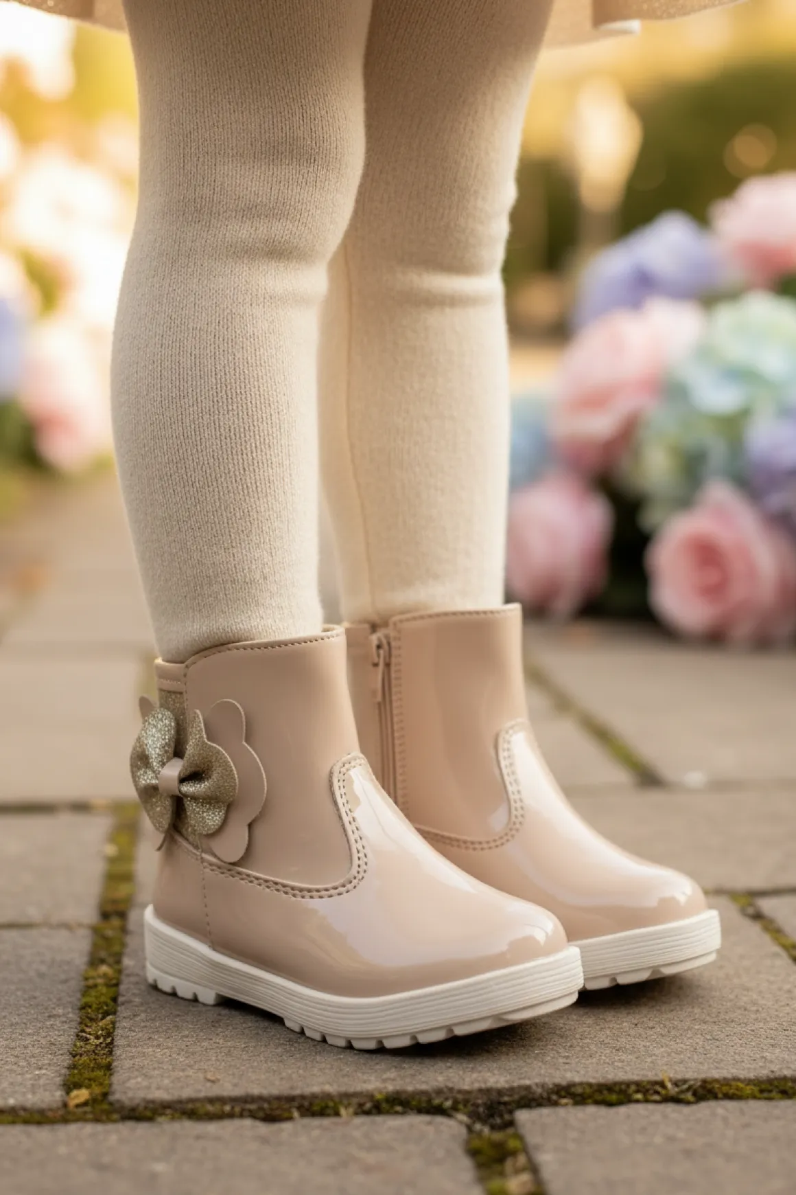 Bota Happy Shoes Para Niña Moda Moño 08353-08355