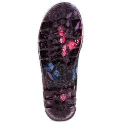 Bota Lluvia Mariposa Para Mujer Pinet 04267