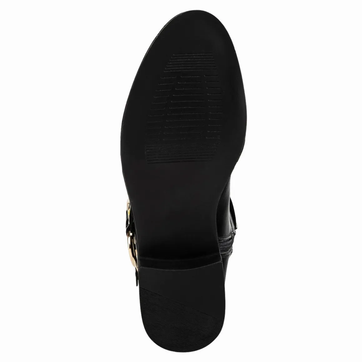 Botas Tipo Equitación Doble Hebilla Para Mujer Fusión 07966