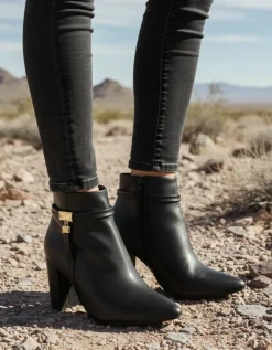 Botines Elegantes Tacón Ancho Para Mujer Vizzano 07147