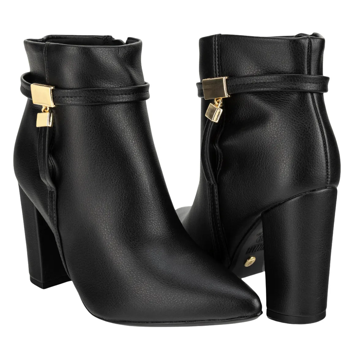 Botines Elegantes Tacón Ancho Para Mujer Vizzano 07147