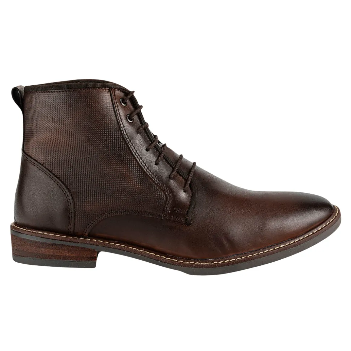 Botines Lugo Conti Para Hombre Vestir Café 17h731 00692