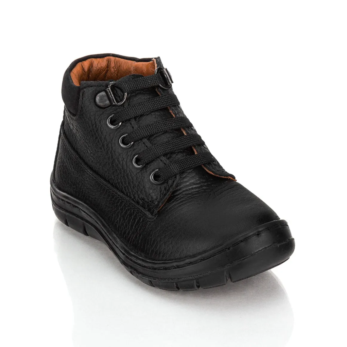 Botín Escolar Dogi Para Niño Moda Negro 01192