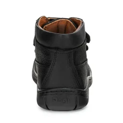 Botín Escolar Dogi Para Niño Piel Negro Velcro 02048