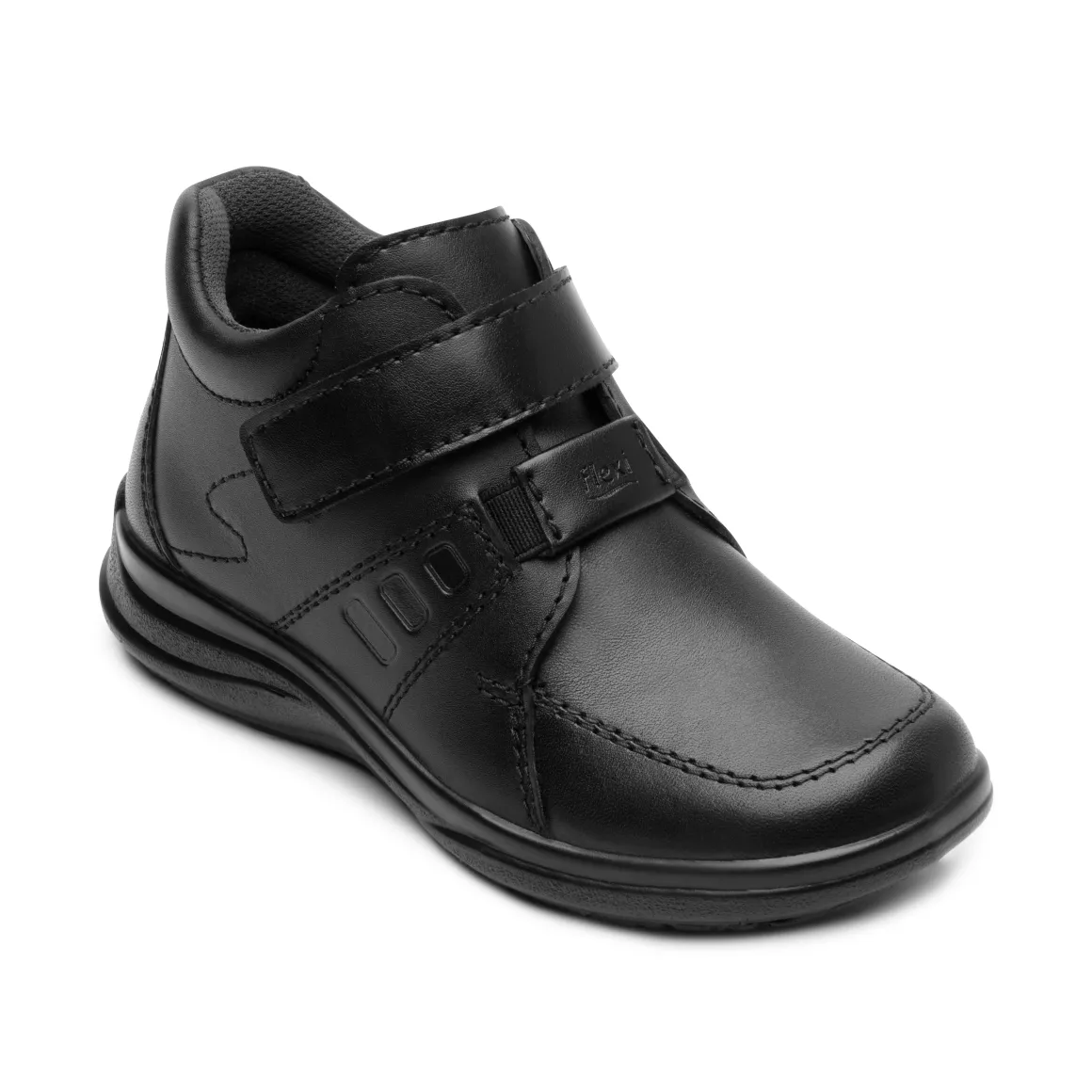 Botín Flexi Para Niño Velcro Negro 04187