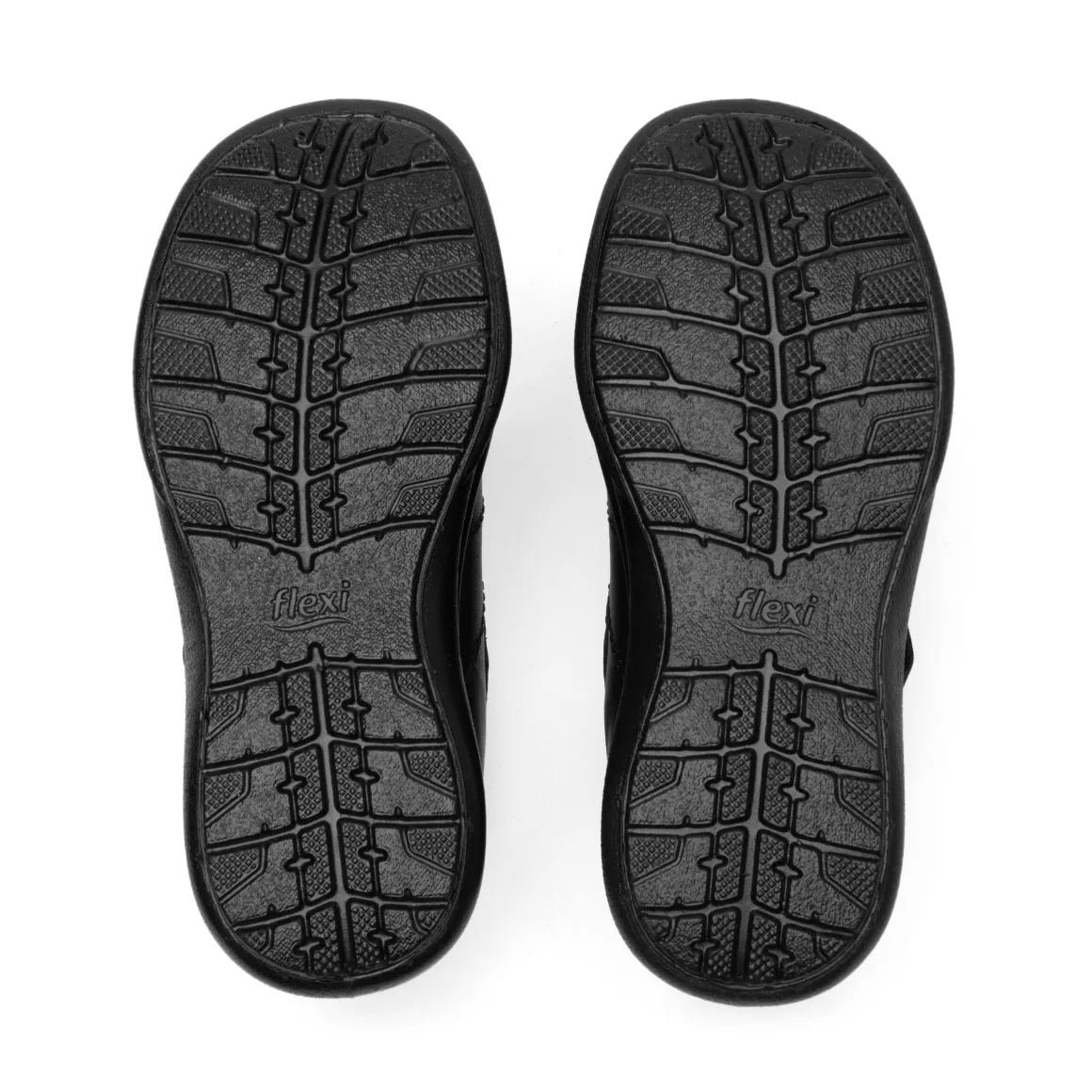 Botín Flexi Para Niño Velcro Negro 04187