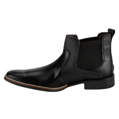 Botín Lugo Conti Para Hombre Vestir Tipo Chelsea Negro 17h684 00039