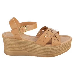 Sandalia Casual Cuña Para Mujer Joza 06500/06501