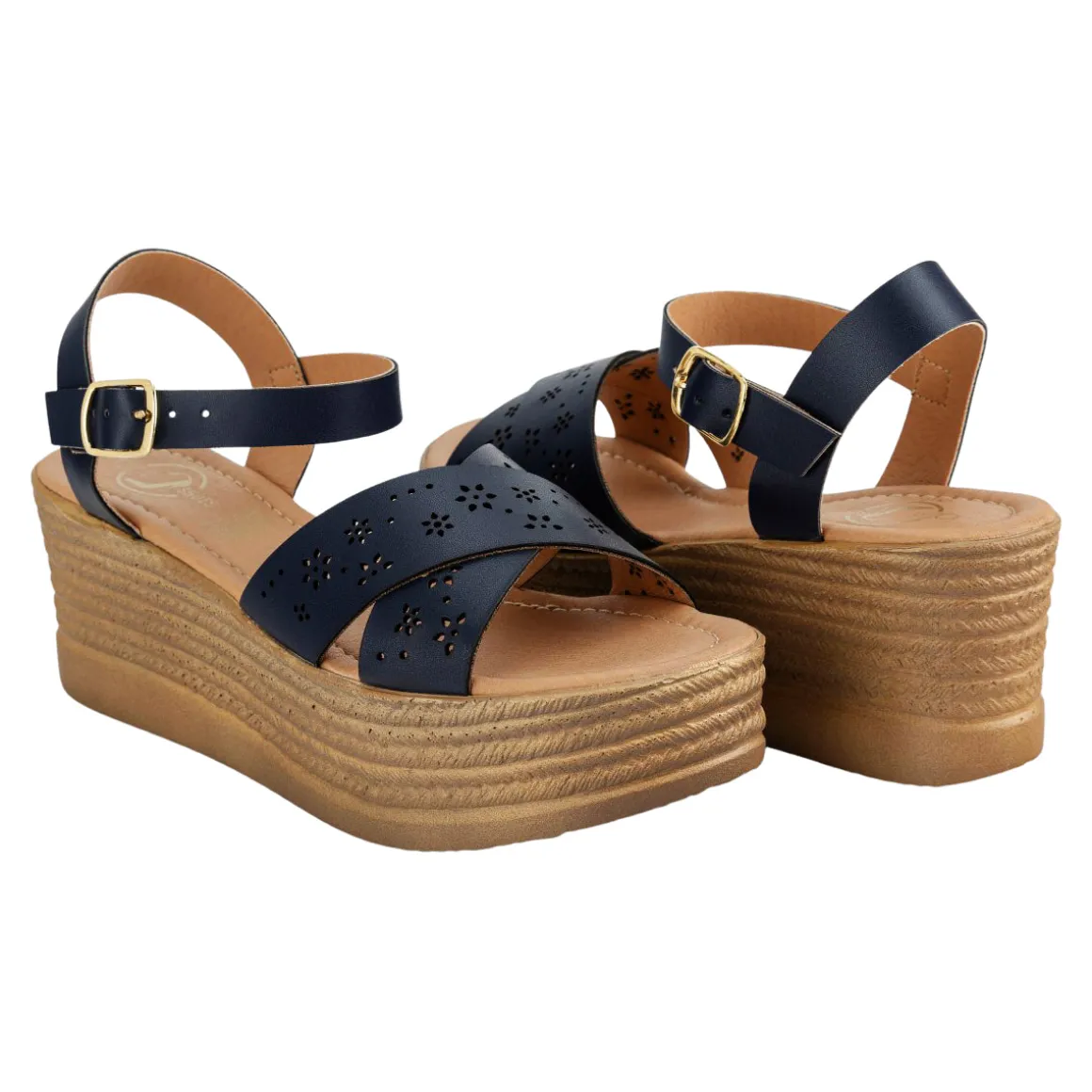 Sandalia Casual Cuña Para Mujer Joza 06500/06501