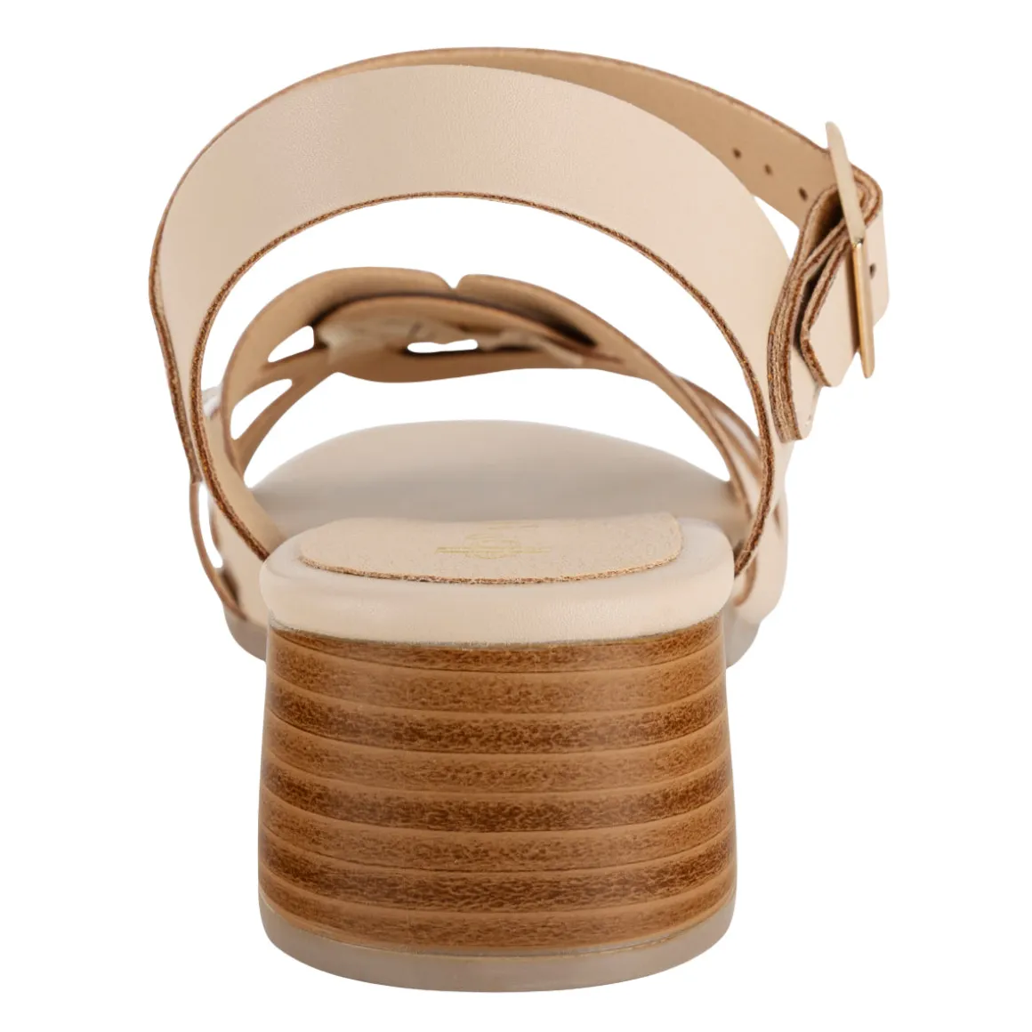 Sandalia Cómoda Tacón Mujer Paulie 08194