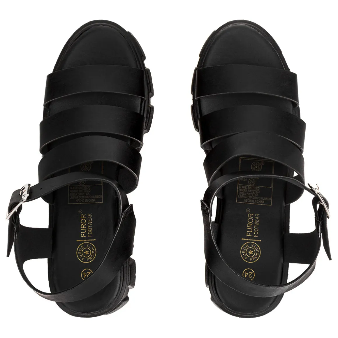 Sandalia Furor Para Mujer Moda Cintas 03544-03552