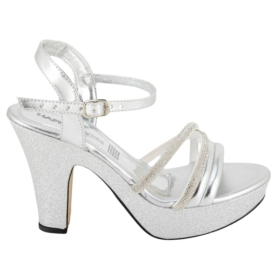 Sandalia Happy Shoes Para Mujer Fiesta Graduación Plataforma 07253/54