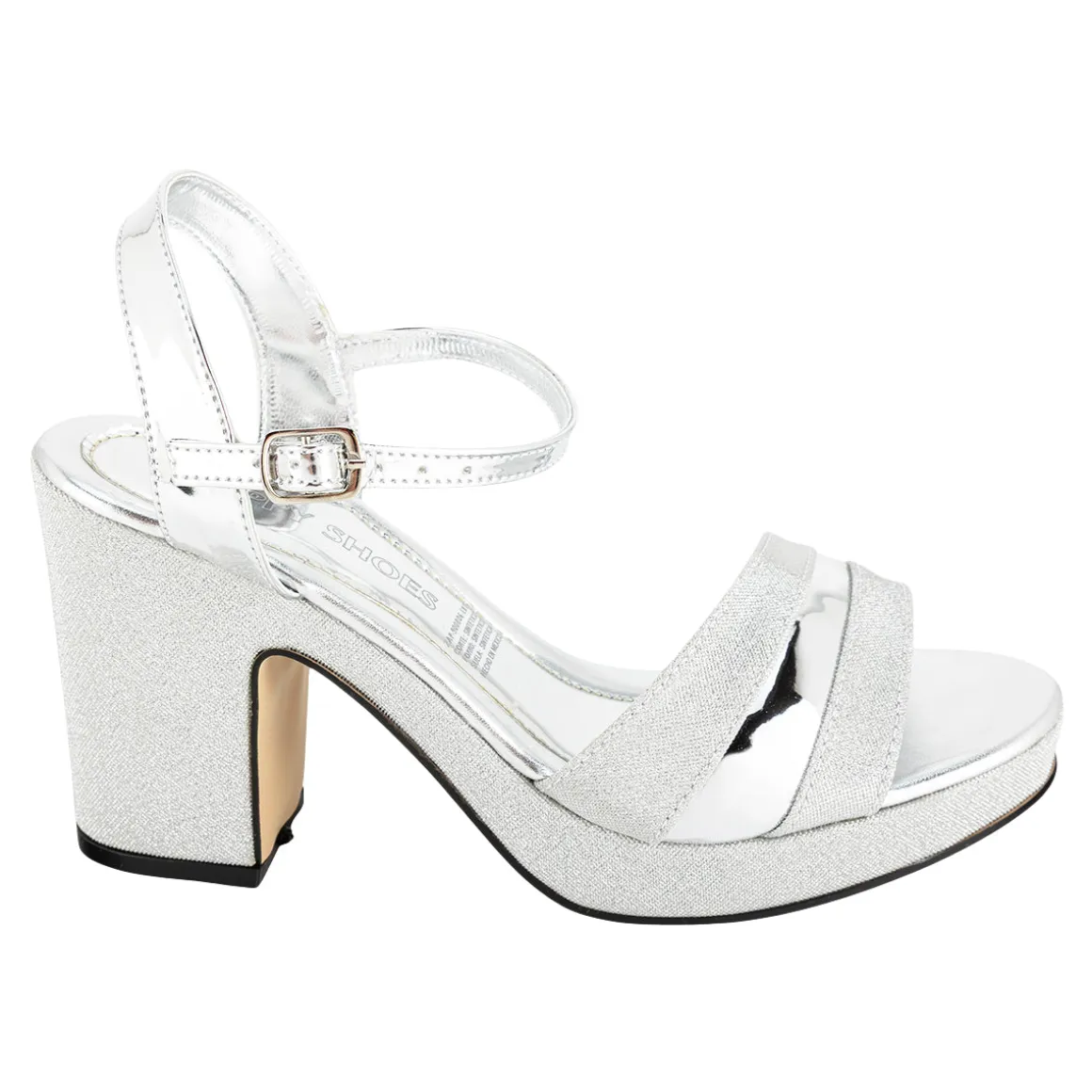 Sandalia Happy Shoes Para Mujer Fiesta Graduación Plataforma 08253