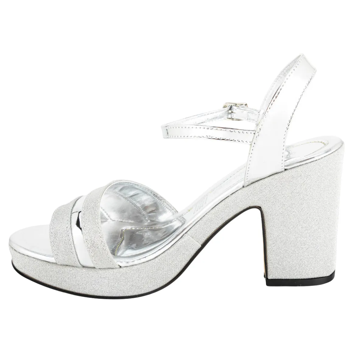 Sandalia Happy Shoes Para Mujer Fiesta Graduación Plataforma 08253