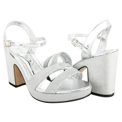 Sandalia Happy Shoes Para Mujer Fiesta Graduación Plataforma 08253