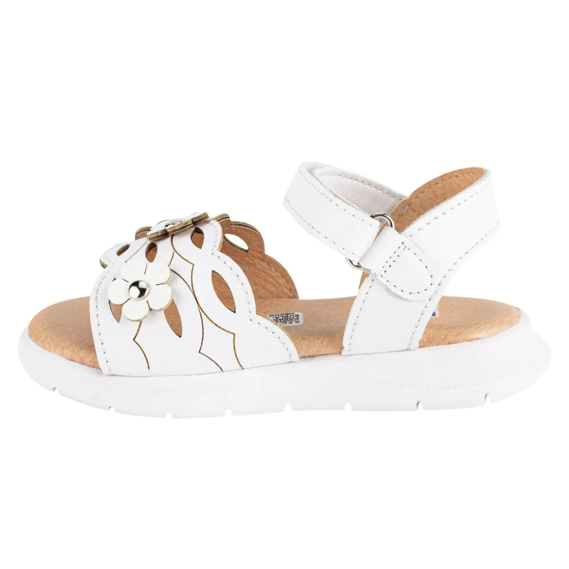 Sandalia Happy Shoes Para Niña Floral 08469