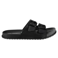 Sandalia Slide Hebilla Para Hombre Viamoda 08480