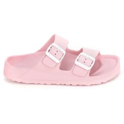 Sandalia Sport Hebilla Para Mujer Elega Negro/Rosa 00792-01777