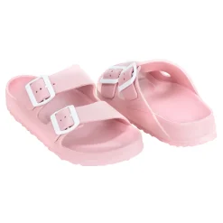 Sandalia Sport Hebilla Para Mujer Elega Negro/Rosa 00792-01777