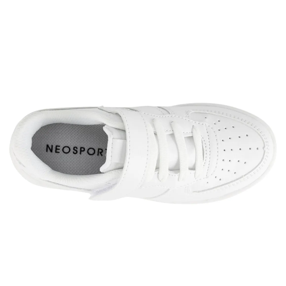 Tenis Blanco Escolar Para Niño Casual Neosport 05796