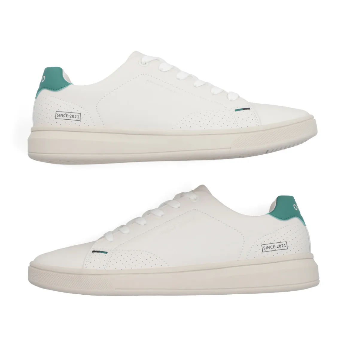 Tenis Blancos Casual Urbano Para Hombre Capa de Ozono 08424