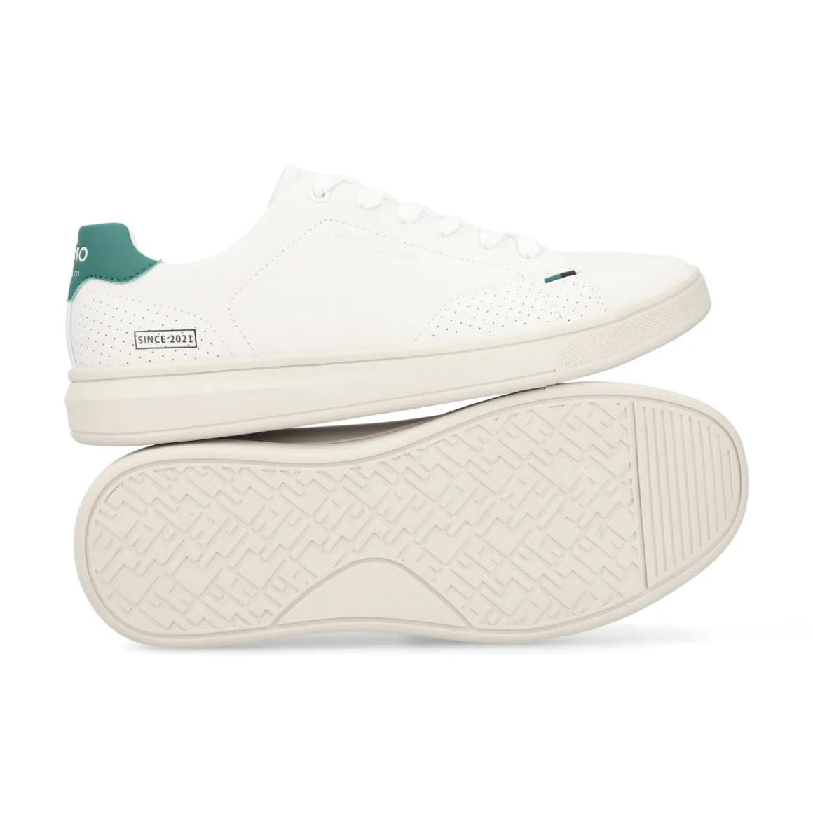 Tenis Blancos Casual Urbano Para Hombre Capa de Ozono 08424