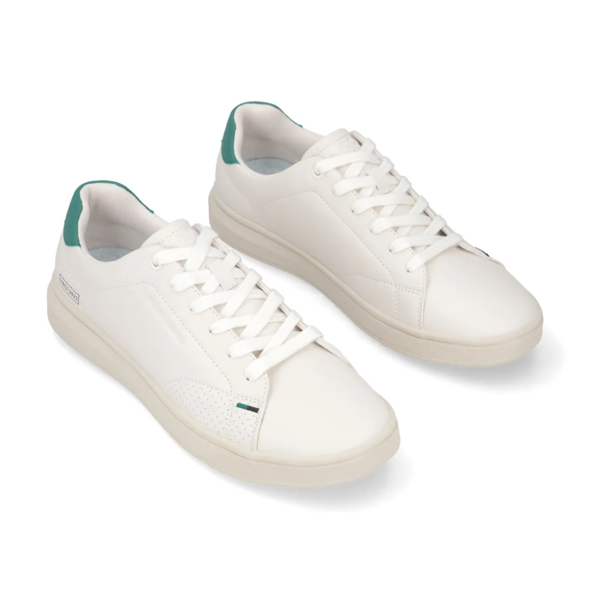 Tenis Blancos Casual Urbano Para Hombre Capa de Ozono 08424