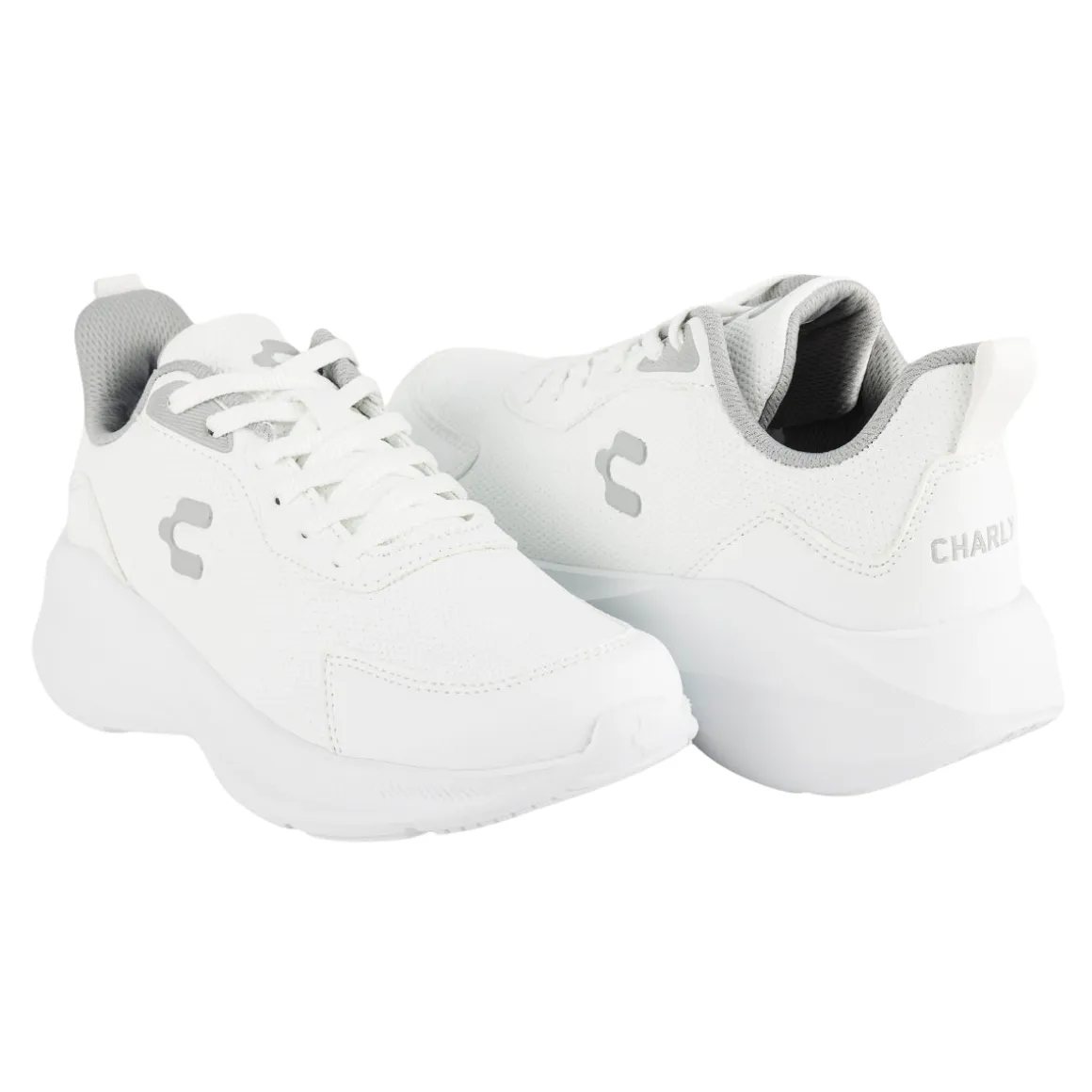Tenis Blancos Charly Para Junior Niño Jerboa Sport Running Road 07412
