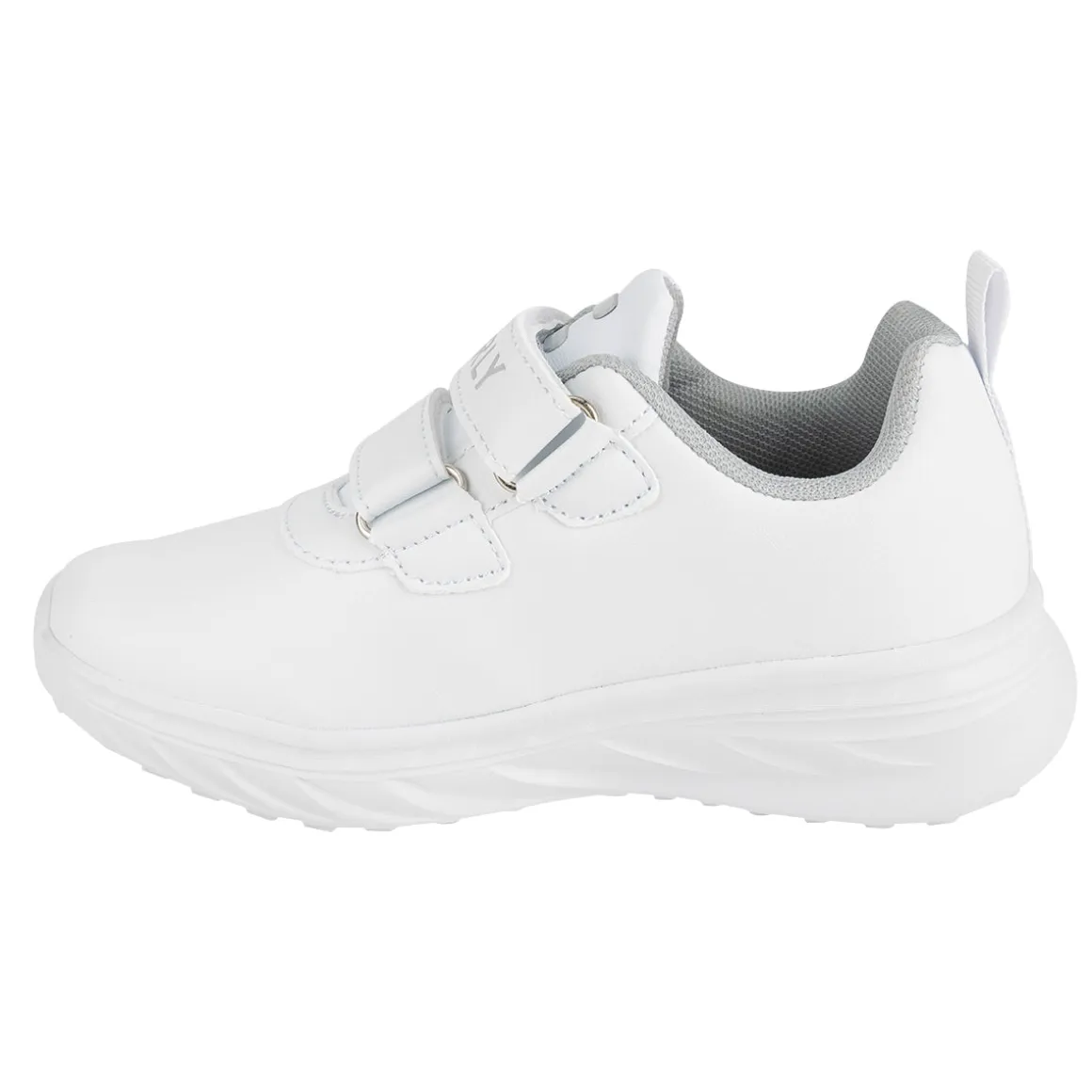 Tenis Blancos Charly Para Niño Sport Lark Velcro 05737
