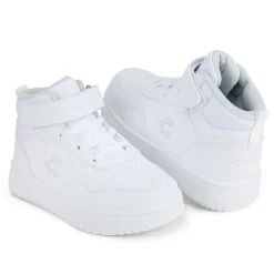 Tenis Blancos Charly Para Niño Bota Velcro 04514