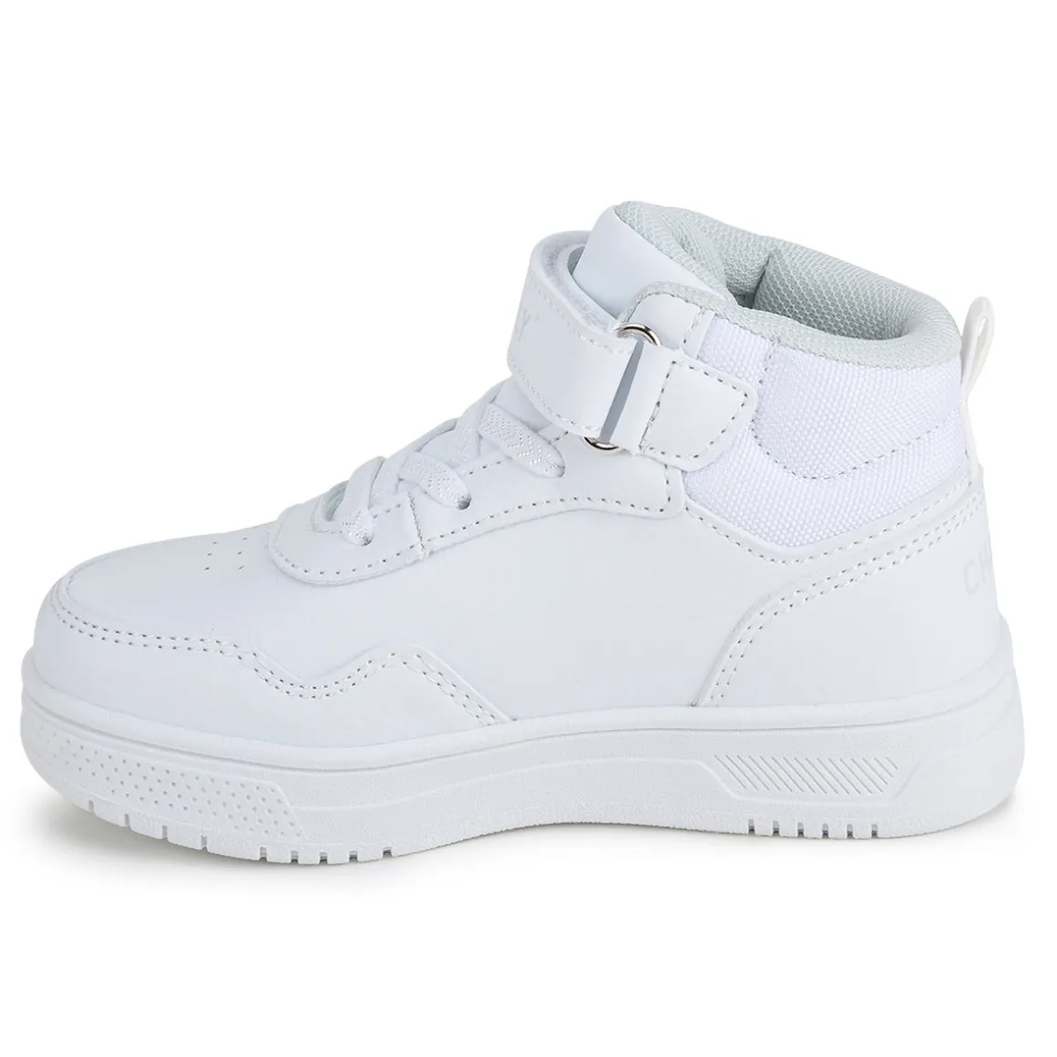Tenis Blancos Charly Para Niño Bota Velcro 04514
