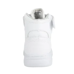 Tenis Blancos Escolar Bota Casual Velcro Para Niño Blasito 05534