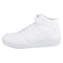 Tenis Blancos Escolar Bota Casuales Para Niño Joven Panam 06087