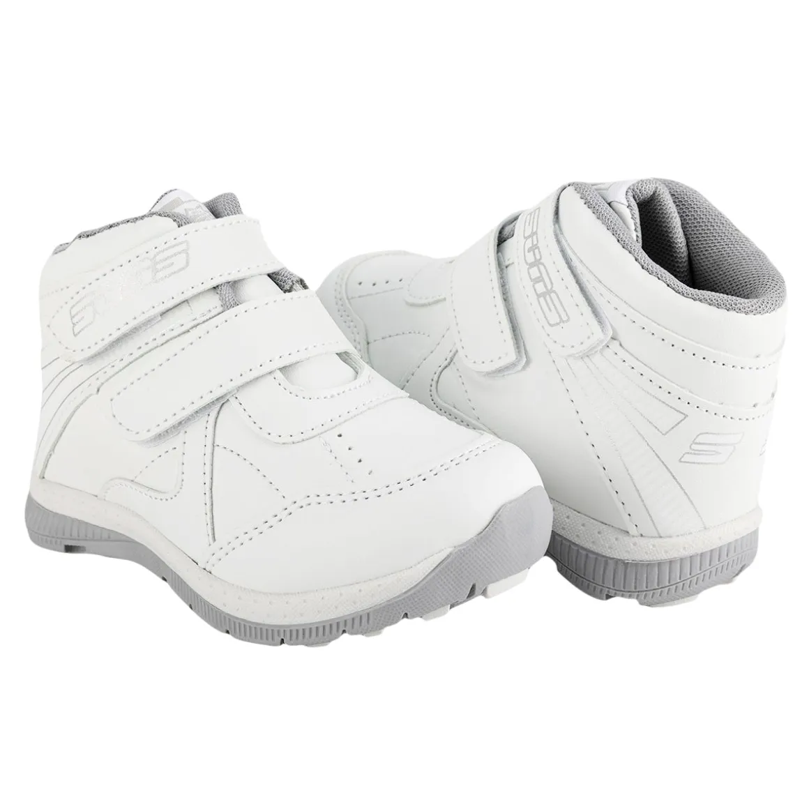 Tenis Blancos Escolar Bota Niño Suns 03021