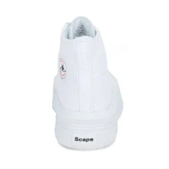 Tenis Blancos Escolar Casual Niña Scape 03535-37