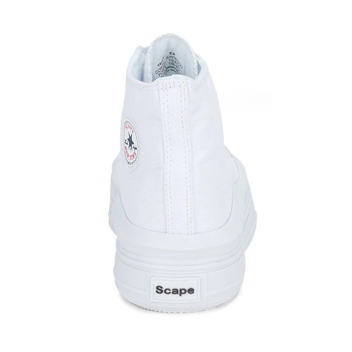 Tenis Blancos Escolar Casual Niña Scape 03535-37