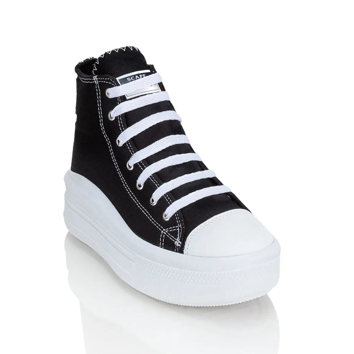 Tenis Blancos Escolar Casual Niña Scape 03535-37