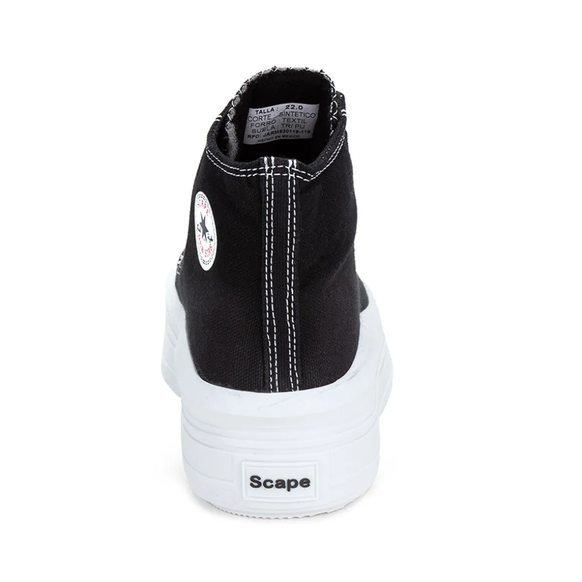 Tenis Blancos Escolar Casual Niña Scape 03535-37