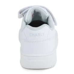 Tenis Blancos Escolar Charly Para Niño Moda Skurban 04515