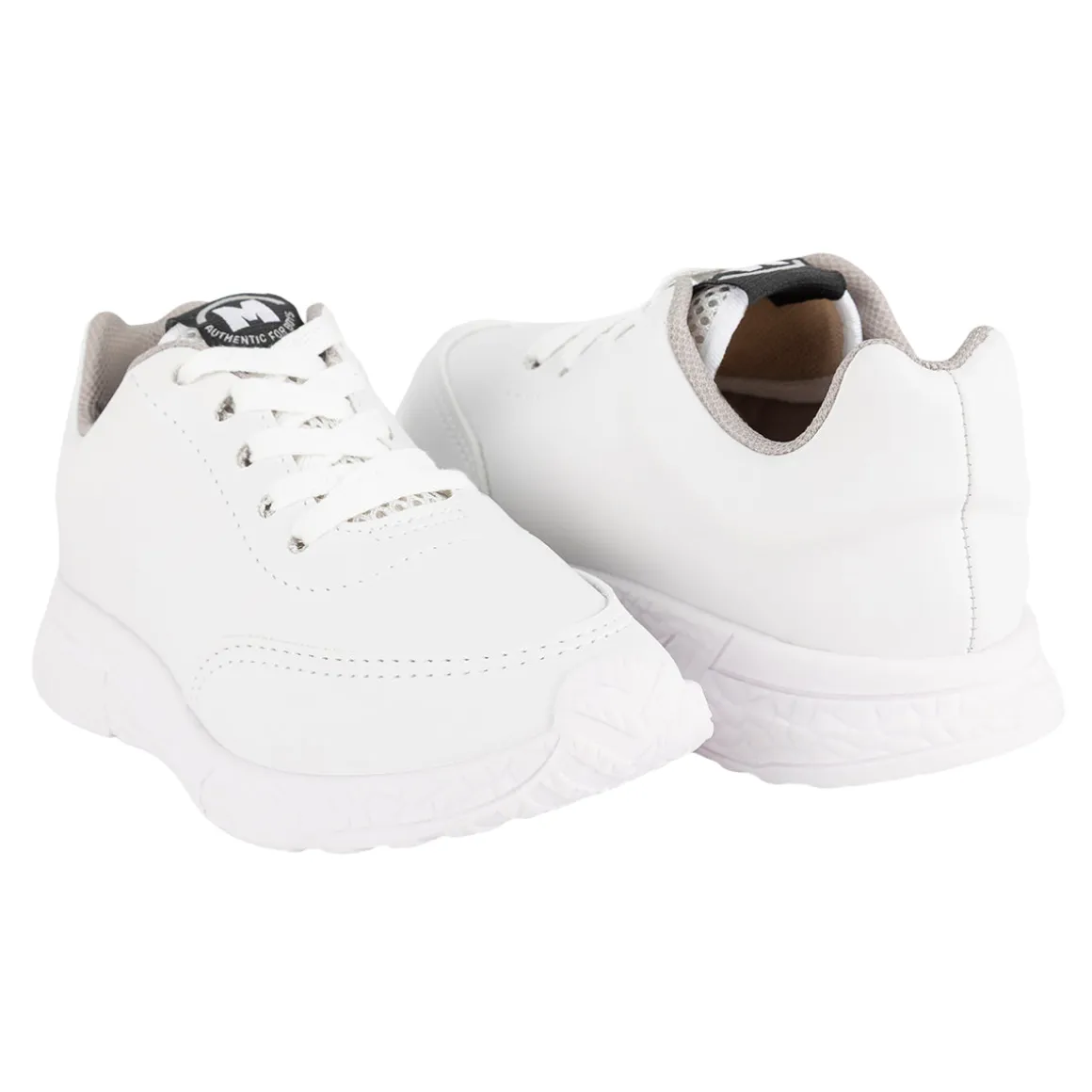 Tenis Blancos Escolar Deportivo Para Niño Molekinho 08935